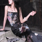[Mei Yun Danhua] Guofeng New Chinese Summer People Silk Peony Tihua Four-Piece Set Of Women