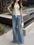 Middle-Old Small Incense Gentle Wind Wood Ear Micro-Permeable Wool Knitted Cardigan Female Cheeky Small Shirt