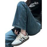 High Quality Vintage Narrow-Legged Jeans Women's 2025 New High Waist´¹dged Straight Pants