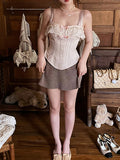 Beauty Ambitious Fifi Cardigan Ancient Lace Corset Sexy Pure Lust T-Shirt New