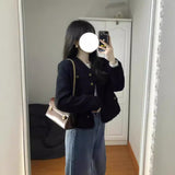 French Name And Female Small Fragrant Coat 2026 New Korean Version Of The Small Man Short Coat Autumn Winter