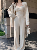 Weaving Cloud Warm Woven High Luxury Cashmere Rabbit Wool Wool Yarn Heavy Real-Eding Flowering Shirt Knitted Series Set