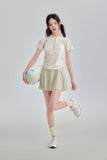2026 New Edgy Lily Sports Split Swimsuit Fashion Tennis Style Korean Student Skirt Flat Angle Swimsuit