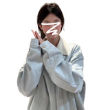 Unique And Beautiful Spring And Autumn Coat Woman 2025 New Small Flip-Necked Letter Embroidered Velvet Jacket Top