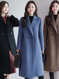 New Hair Coat Coat Woman New Coat In The Spring And Autumn Long-Term Large-Size This Sub-Korean Version Of Loose Coat Woman