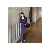 Autumn New Pure Desire Lazy Windy Tie Suit Dress + Fashion Temperament Showing Thin Long Sleeve Open Shirt Two Sets