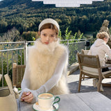2025 Autumn And Winter New Imitation Fox Fur Fur Vest Fur Skin Soft Light Luxury Small Man Showing High Pick