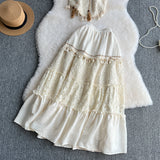 Yunnan Dali Tourism Holiday Wearing A Female Sweet Tuxedo Sling Sling Vest Lace Splicing High Waist Half-Dress Suit