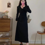 Early 2025 New Niche Design Sense Fashion Thin And High-Waisted Dress Waist French Temperament Dress