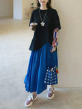 Miu Limiu Mei Klein Blue Folded Skirt Women 2026 Spring And Autumn Summer New 100-Fold Long Dress