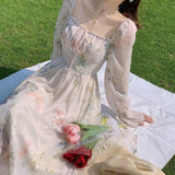 Holiday Fragmentation Of Fragmentation Chiffon Fairy Super Xiansen With Gentle Sweet Tea Break French First Love Skirt
